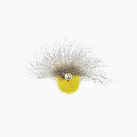 MINK & FOX RING SWAROVSKI (YELLOW-SILVER)