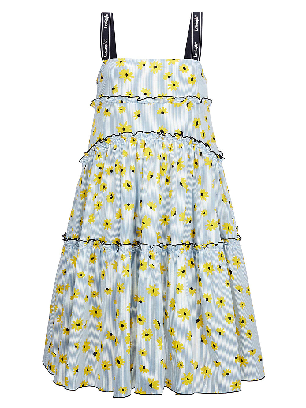 [리퍼브]  LEMÖNPLET LOGO STRAP DRESS