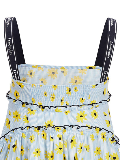[리퍼브]  LEMÖNPLET LOGO STRAP DRESS