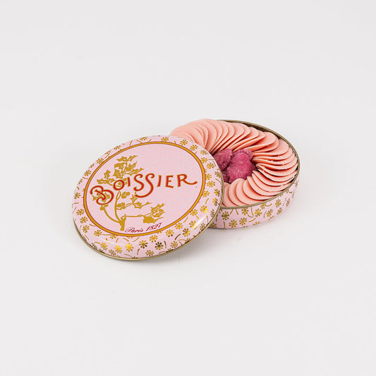 Pétales de Chocolat et Fleurs Cristallisées Rose(캔디드 로즈 꽃잎 초콜릿)