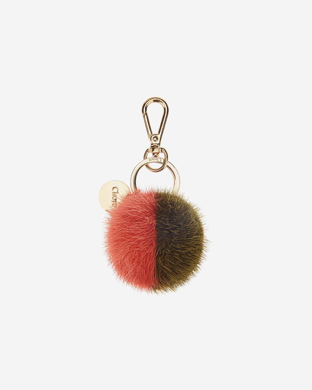 밍크 투톤 폼폼