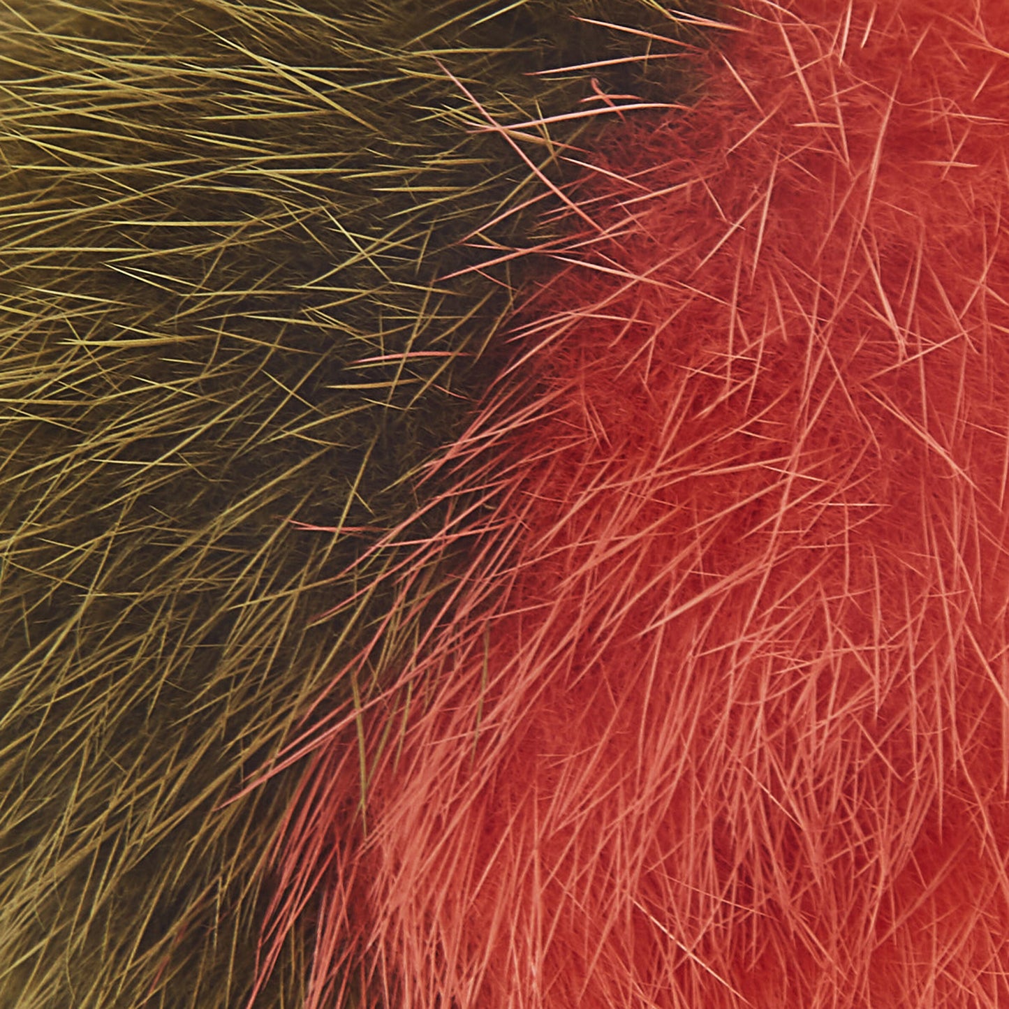 MINK TWO-TONE POMPOM