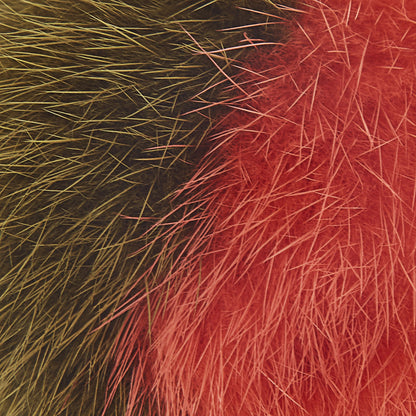 MINK TWO-TONE POMPOM