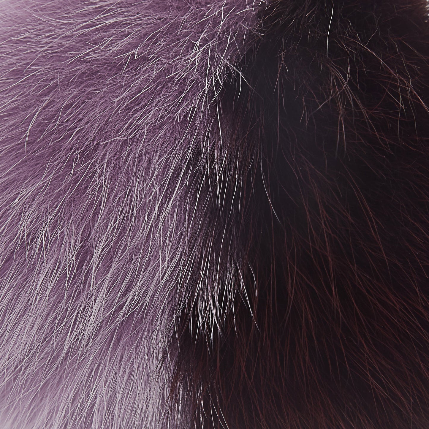 FOX TWO-TONE POMPOM (LAVENDER-VIOLET)