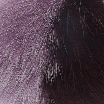 FOX TWO-TONE POMPOM (LAVENDER-VIOLET)