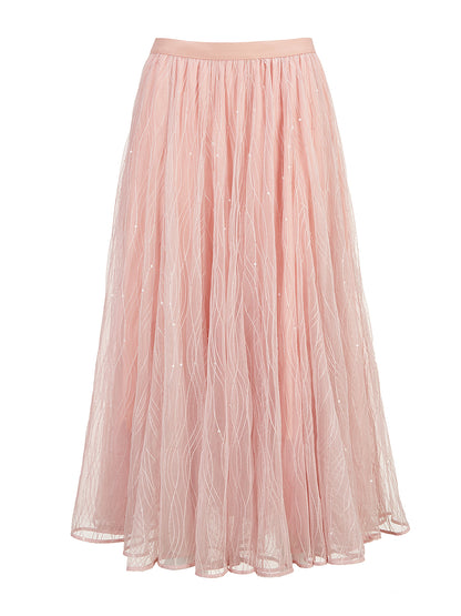 [리퍼브] ROY TULLE LONG SKIRT