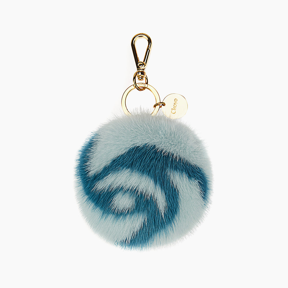 ROSE POMPOM (TEAL-MINT)