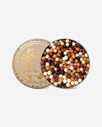 브아시에 원형 기프트 세트 - 진주 크런치 초콜릿 70g